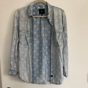 Rails jean button down